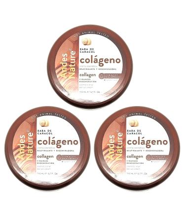 Andes Nature 3 Pack -Org nica Baba De Caracol Anti Envejecimiento Arruga Acn Cicatriz Snail Cream
