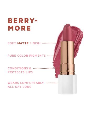 FLOWER BEAUTY Petal Pout Lipstick - Berry-More Matte | Nourishing & Highly Pigmented Lip Color with Antioxidants | 1 Count - Buy Online on SooperMarket.com