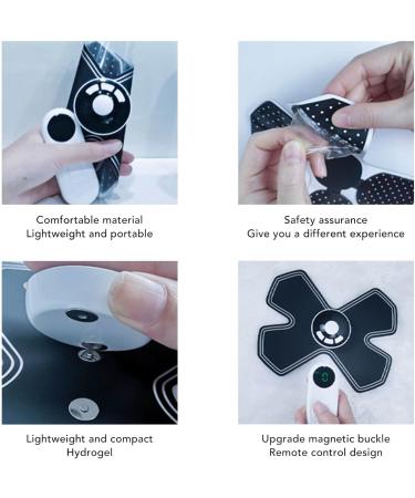 Kenanlan Belly Massage Patch - Portable Waist & Cervical Massage Stickers with Adjustable Modes | International Shipping - Buy Online on SooperMarket.com