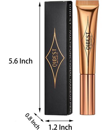 Go Ho Liquid Highlighter Wand Cream Highlighter Makeup Stick - Pearl White #04 | Smooth Natural Finish, Blendable & Silky | Cushion Applicator for a Radiant Glow - Buy Online on SooperMarket.com