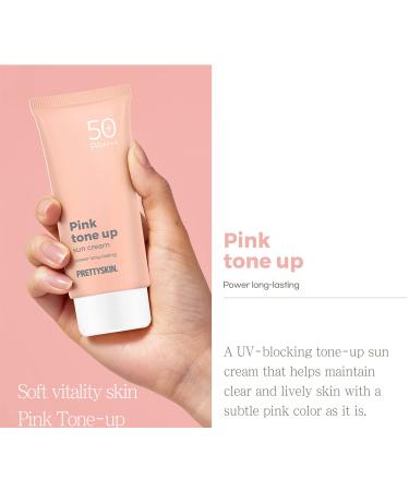 Waterproof Pink Tone Up Sunscreen Natural Tint Long-Lasting Protection with Shea Butter & Chamomile | Zinc Oxide & Titanium Dioxide for Radiant Skin - Buy Online on SooperMarket.com