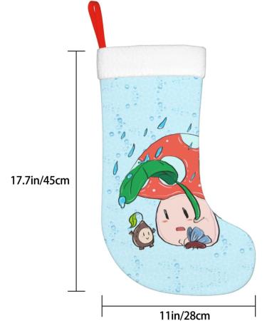 YYHHAOFA Sunflower Seeds and Mushroom Prints Christmas Decorative Stockings : Soft Light and Tactile Suitable for Christmas Holiday Party - Buy Online on SooperMarket.com