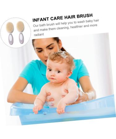 Healeved 2pcs Baby Shampoo Set | Scalp Comb & Bath Cleaner Brush Combo for Kids | Infant Grooming & Hair Care Brushes - Buy Online on SooperMarket.com