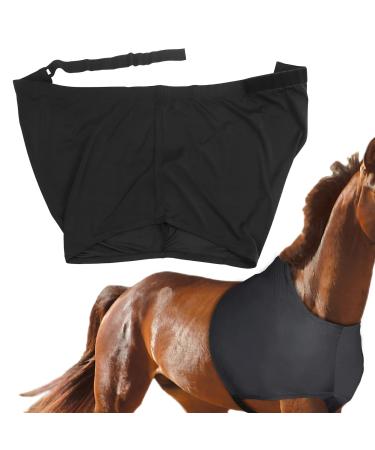 Stretch school protection for horses shoulder protection for horses |Shoulder protection for horses made of highly elastic fabric anti-bibs stretch vest for comfort and protection breast protection for horses L vest black