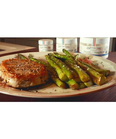 French Fleur De Sel Finishing Sea Salt - 8 oz | Imported from France | Pack of 1 - Buy Online on SooperMarket.com