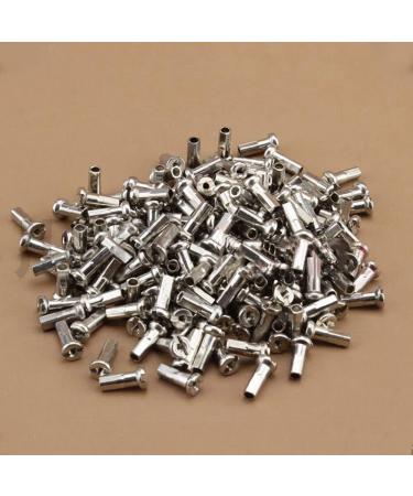 SENQI Bike Spokes Nipples End Caps - 36 Pcs Silver Decor for 14G Mountain & Road Bikes - Buy Online on SooperMarket.com