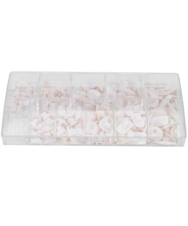 Nail Tip 200pcs - ANGGREK Practice Training False Hand Nail Tips for Beginners | White DIY Fake Nail Manicure Tool - Buy Online on SooperMarket.com