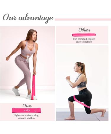 VEICK Resistance Loop Exercise Bands - Set of 5 Elastic Workout Bands for Home Fitness Strength Training & Stretching - Ideal for Men & Women - Buy Online on SooperMarket.com