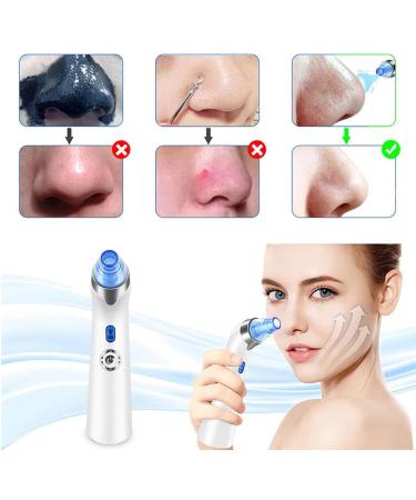 Electric Pore Extractor Tool USB Rechargeable Professional for Women Girls Vacummer Pore - Buy Online on SooperMarket.com