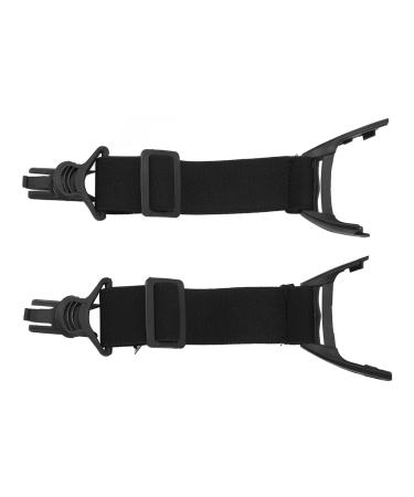 AMONIDA Elastic Band for Hunting Goggles Stretchable Comfortable Strong Band for Hunting Goggles 2 Pack For Fishing Outdoor Black