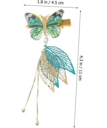 minkissy 3 Pairs Tulle Butterfly Hair Clip Tassel Hair Clips Hanfu Women's Metal Accessories - Buy Online on SooperMarket.com