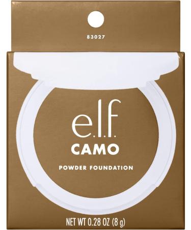 e.l.f. Camo Powder Foundation Tan 425 N 8g - Lightweight Primer-Infused Formula for Long-Lasting Medium-to-Full Coverage - Buy Online on SooperMarket.com