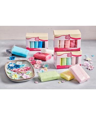FunCakes Fondant Multipack - Blue | Easy to Use Smooth & Pliable - Perfect for Cake Decorating | Halal Kosher Gluten-Free | 5 Colors 5 x 100g - Buy Online on SooperMarket.com