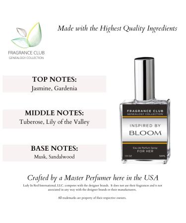 Inspired by Bloom 1.9 oz. EDP Womens fragrance with Jasmine Tuberose and Musk is a sophisticated and contemporary fragrance. - Buy Online on SooperMarket.com