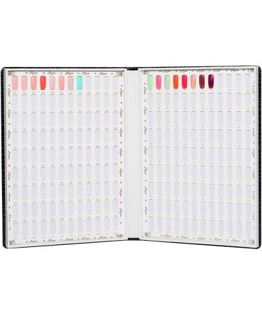 Lodokdre 216 Colors Nail Tips Display Book DIY Nail Arts Showing Tag Color Graphic Card Painting Display Board White - Buy Online on SooperMarket.com