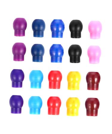 Healeved 10 Pairs earplugs Ear Tips Accessories Earbuds Replacement Ear Tips Silicone gauges for Ears Replacement Earbud PVC Component Echo