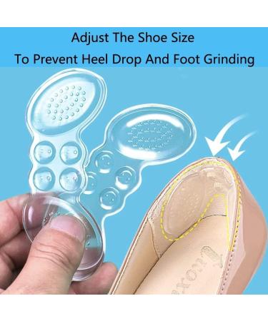Silicone Gel Insoles High Heel Liner Protector Sticker - 8pcs - Women's Foot Care Inserts - Buy Online on SooperMarket.com