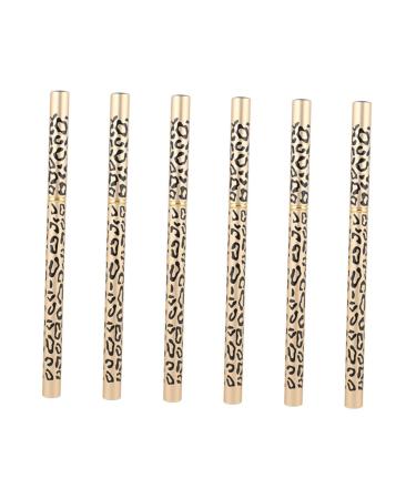 HAPINARY 6 Pcs Long Lasting Eyebrow Pencils Double Ended Eyebrow Pencil Brow Gel Brow Brush Uk Brown Wooden