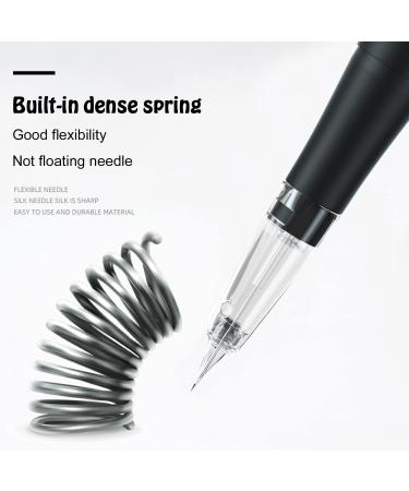 Permanent Eyebrow Makeup Wireless Tattoo Pen Kit with 15 Cartridge Needles - Luxurious Black Tattoo Kit for Eyebrow Lip Eyeliner Microblading Ombre Powder Brows - Buy Online on SooperMarket.com
