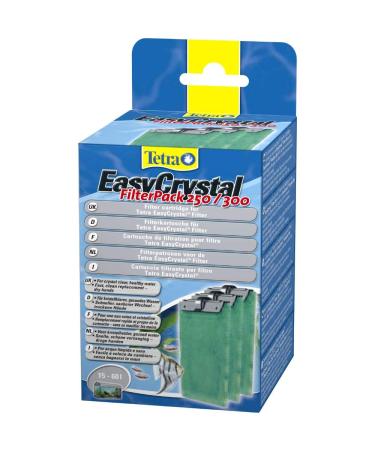 Tetra EasyCrystal Filt Pack 250/300 filter material for EasyCrystal Interior filter suitable for aquariums of 15-60 liters 3 pieces of filt Pack 250/300 (15-60 l)