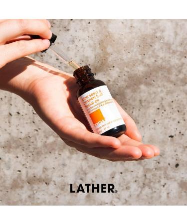 LATHER Chia Seed & Passion Fruit Face Oil | Lightweight Vitamin C E & A Moisturizer for All Skin Types - 1 Fl Oz - Buy Online on SooperMarket.com