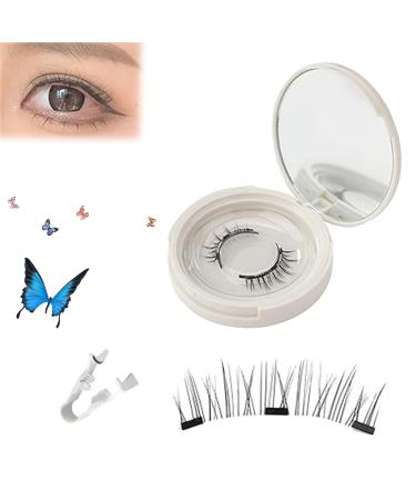 Crafty Magnetic Eyelashes Magnetic Eyelashes Magnetic Eyelashes Viral Magnetic Lashes No Glue Needed Magnetic Eyelashes Kit Easy To Wear And Remove Reusable (EM04)
