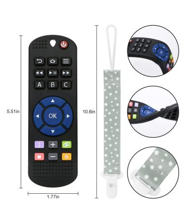 Shop Silicone Bathing Toys for 3-Month-Olds | Remote-Controlled Dental Aid & Soothing Bite Rings | Black & White - Buy Online on SooperMarket.com