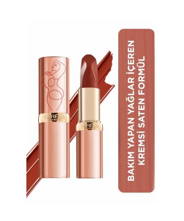 L'Or al Paris Color Riche Satin Smooth Lipstick Moisturising Pure Pigment Lip Colour With Omega 3 & Vitamin E 182 Extreme 182 EXTREME 1 count (Pack of 1)