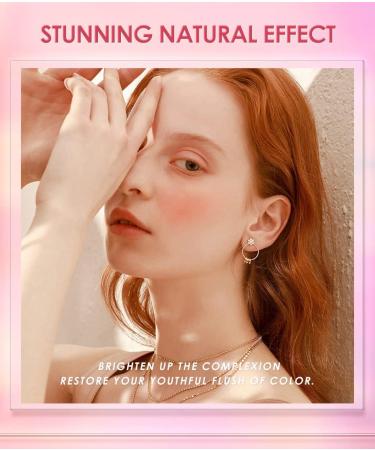 Set of 4 Natural Cream Liquid Blush Highlighter Makeup Sticks - Pink and Red Cheek Tint Collection - Buy Online on SooperMarket.com