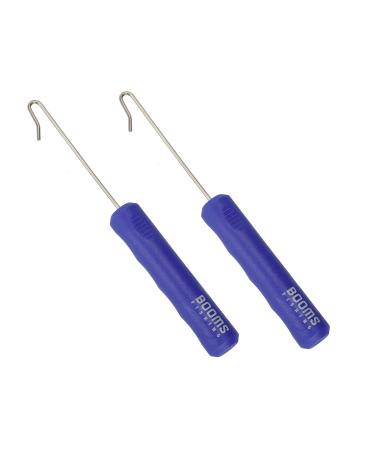 Booms Fishing R05 Fish Hook Remover, Dehooker for Saltwater and Freshwater, 7 inch Fish Hook Quick Removal Device, Portable Fish Accessories and Tools, 2pcs Blue, 2pcs