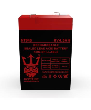 Neptune Replacement Emergency Lighting Battery for JohnLite 350 - 6V 4.5Ah SLA | International Shipping Available - Buy Online on SooperMarket.com