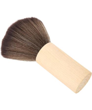 Demeras Barber Neck Duster Tool 15x6x4 Barber Cleaning Wood Handle Hair Sweep Brush Hairdressing Neck Face Duster Tool - Buy Online on SooperMarket.com
