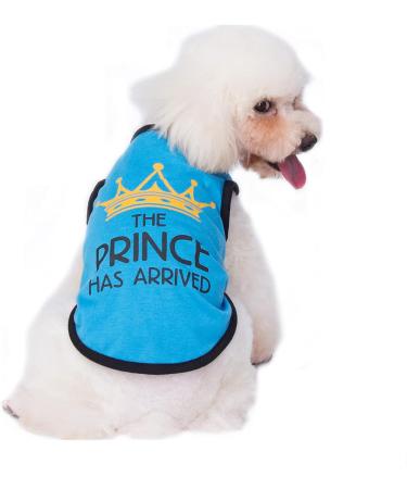 3-Pack Printed Dog Clothing - Princess & Prince T-Shirts for Small to Medium Dogs | Cute Pet Costumes (Blue XL) - Buy Online on SooperMarket.com