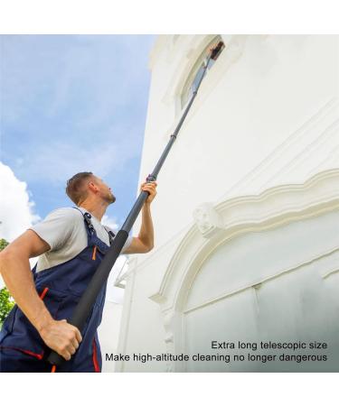 Window Cleaning Pole Water Fed Telescopic Brush Extendable Cleaner Conservatory Roof Suitable For Photovoltaic Panel Cleaning Windows Trucks 55cm Brush Head 12M/39FT - Buy Online on SooperMarket.com