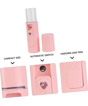 CANIGHT 1pc Humidifier USB Face Sprayer Handheld Spray Device Mini Face Steamer Face Steamer Mini Pink Abs - Buy Online on SooperMarket.com