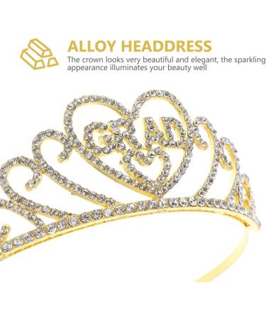 2023 Graduation Satin Sash and Tiara Kit - Glitter Rhinestone Crown for Graduation Party Decor - Buy Online on SooperMarket.com