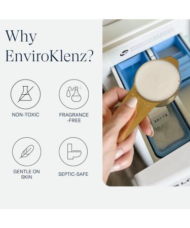 EnviroKlenz Laundry Enhancer | Odor Eliminator Liquid for 30 Loads | Non-Toxic Fragrance-Free Removes Sweat Chemicals & Pet Odors - Buy Online on SooperMarket.com