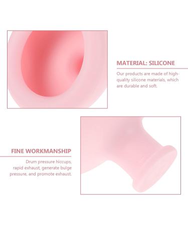Baby Palm Chest Pressure Drum Cup | Silicone Massager for Baby Phlegm | Pink | 7.7X7.7X5.7CM - Buy Online on SooperMarket.com