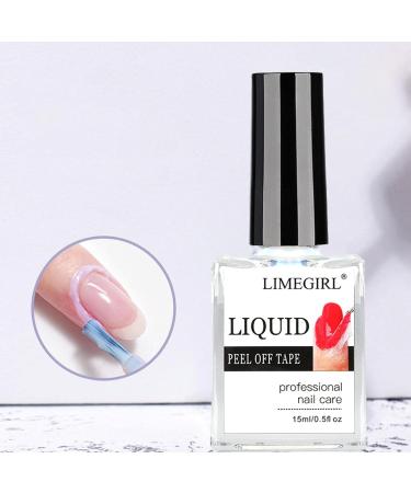 15ml Peel off Nail Polish for Nails 2PCS Latex Nail Polish Barrier Easy Peel Polish Barrier Anti-overflow Glue Nail Art Manicure Edge Protection - Buy Online on SooperMarket.com
