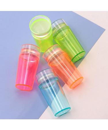 Nail Art Stickers for Women - Fluorescent Blue Silicone Stamp Tool | Party Decor & Manicure Essentials - Buy Online on SooperMarket.com