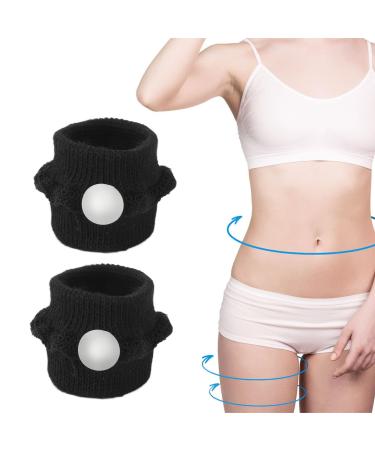 Pack Acupressure Bracelet For Appetite Control Stress Relief Body Slimming with One-Point Acupressure Nylon Material