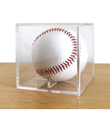 Acrylic Baseball Display Case - UV Protected, Clear Cube for Autographed Memorabilia (1) - Buy Online on SooperMarket.com