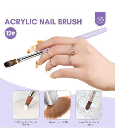 Buy Saviland EMA Monomer Acrylic Nail Liquid 8oz - Low Odor Includes Brush Size 12 Nail Forms & More | Perfect for Beginners DIY Nail Extensions - Buy Online on SooperMarket.com