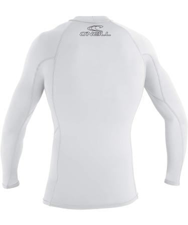 O'Neill Youth Basic Skins UPF 50+ Long Sleeve Rash Guard 8 White - Protective Swimwear for Kids - Buy Online on SooperMarket.com