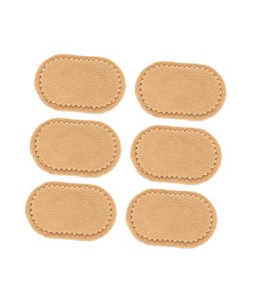 COOLHIYA 6sheets Heel Grips Corn Patch Corn Toe Protectors Patches Toe Callus Protectors Self- Adhesive Bunion Pads Toe Cushions Pad Corn Cushions Foot Stickers with Hole Cotton