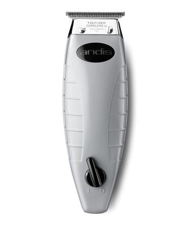 Andis 74000 Professional Corded/Cordless T-Outliner Blade Trimmer - Zero Gapped, Carbon Steel T-Blade, Close Cutting - Grey - Buy Online on SooperMarket.com