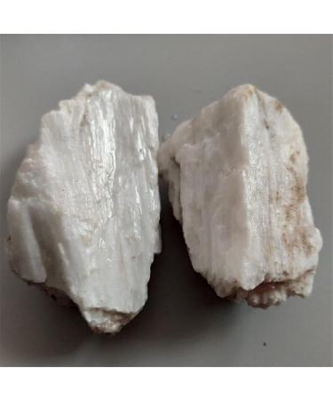 Natural Crystal Rough 500g Natural Raw Threadiness Wollastonite Stone Teaching Specimen Industrial Raw Materials Collection Home Decoration Crystal Random size 500g - Buy Online on SooperMarket.com