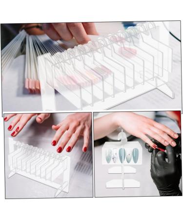 PLAFOPE 2 Sets Nail Display Board Nail Tips Display Holder Nail Art Display Holder False Nail Display Stand Nail Charm Storage Holder Manicure Supplies Nail Art Decor Manicure Art Supply - Buy Online on SooperMarket.com