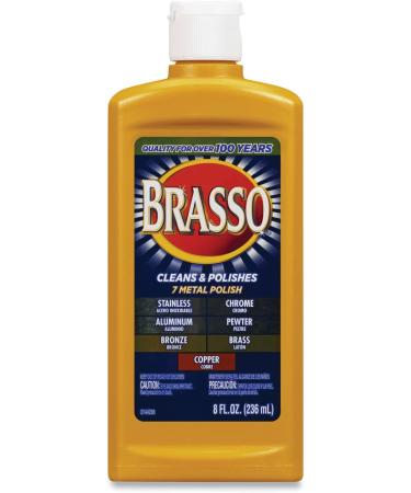 BRASSO 89334 Metal Surface Polish - 8 oz Bottle | Best International Shipping | Shine & Protect All Metals - Buy Online on SooperMarket.com