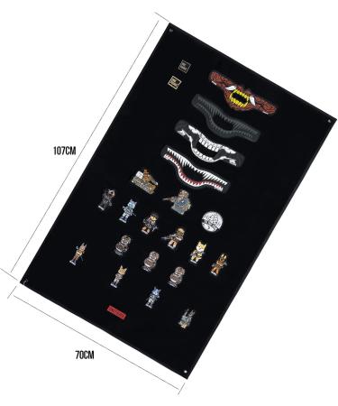 OneTigris Tactical Military Patch Holder Board - Black Large 42x27 | Hook & Loop Panel - Buy Online on SooperMarket.com